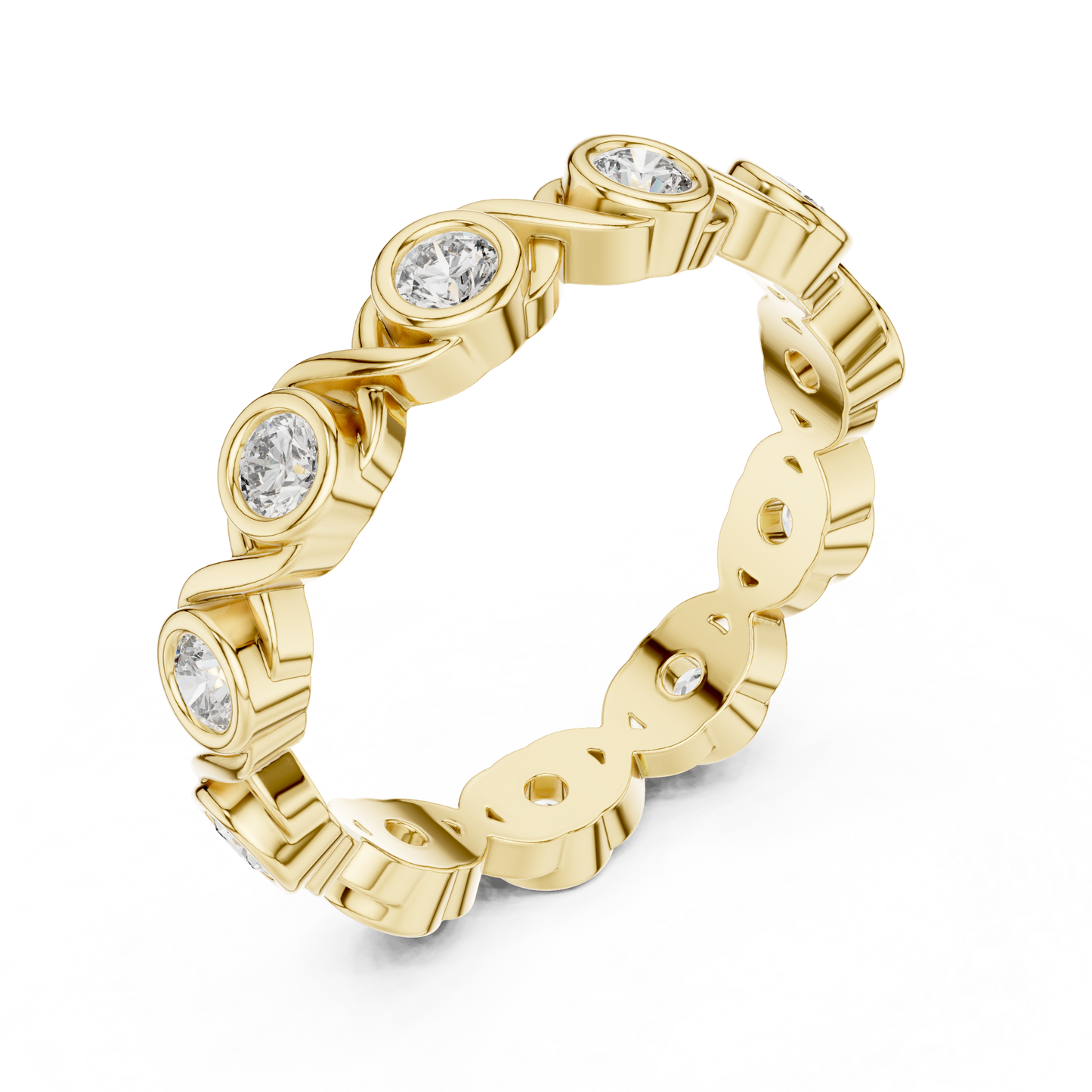 Round Eternity Lab Grown Diamond Ring