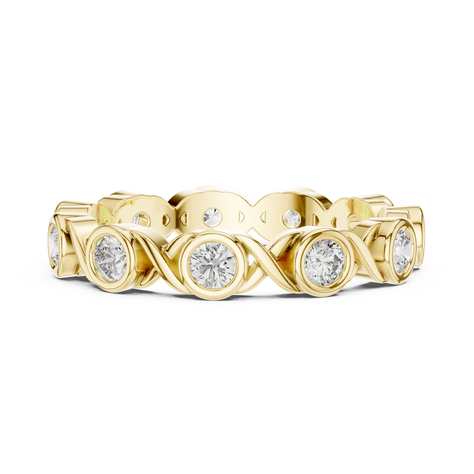 Round Eternity Lab Grown Diamond Ring