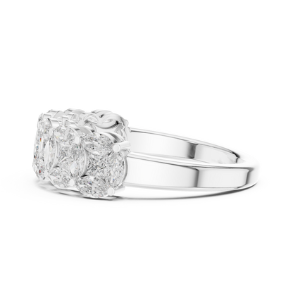 Oval Halo Lab Grown Diamond Ring