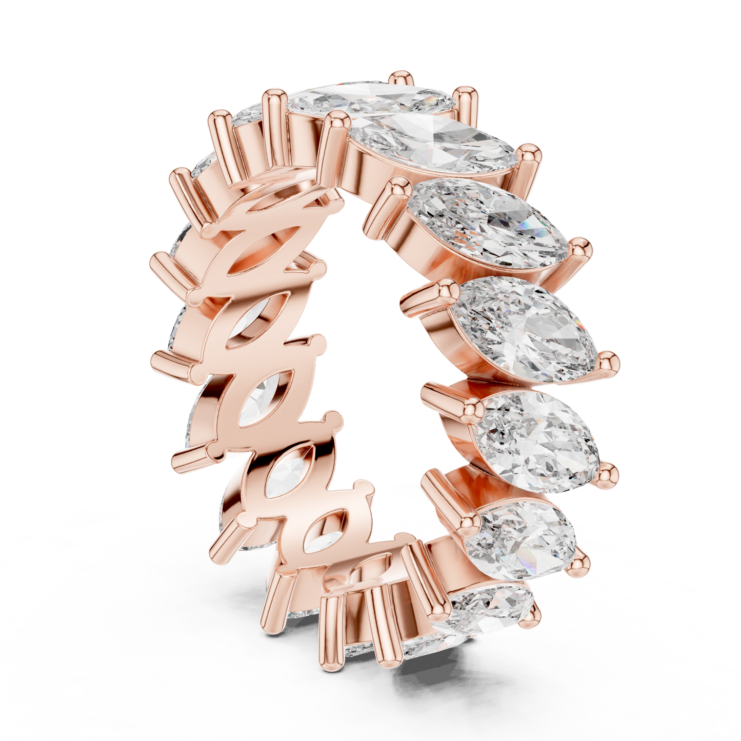 Mixed Shape Lab Grown Diamond Eternity Ring