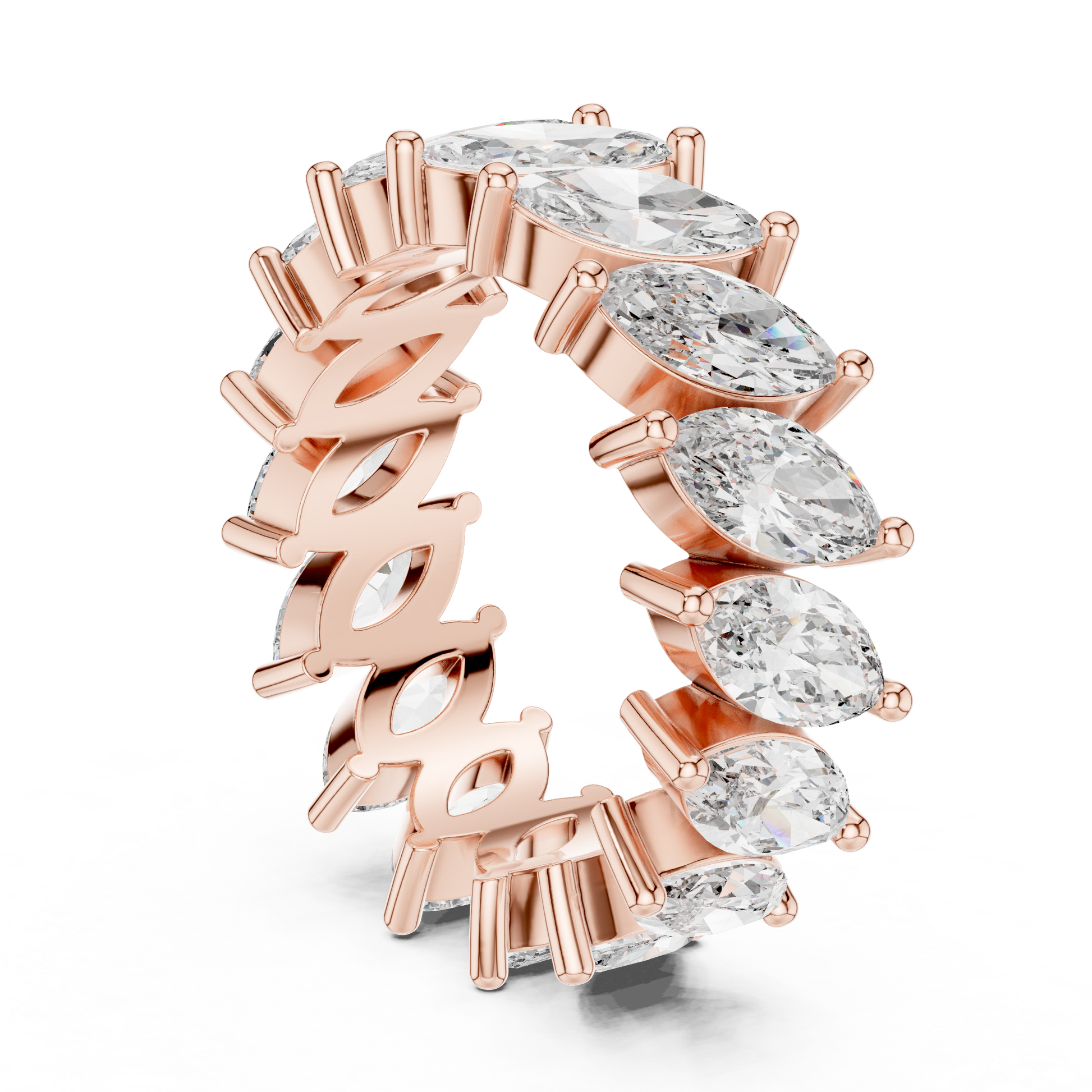 Mixed Shape Lab Grown Diamond Eternity Ring