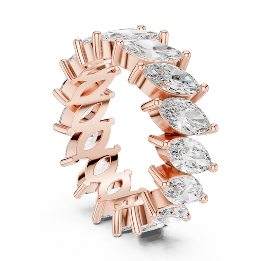 Mixed Shape Lab Grown Diamond Eternity Ring