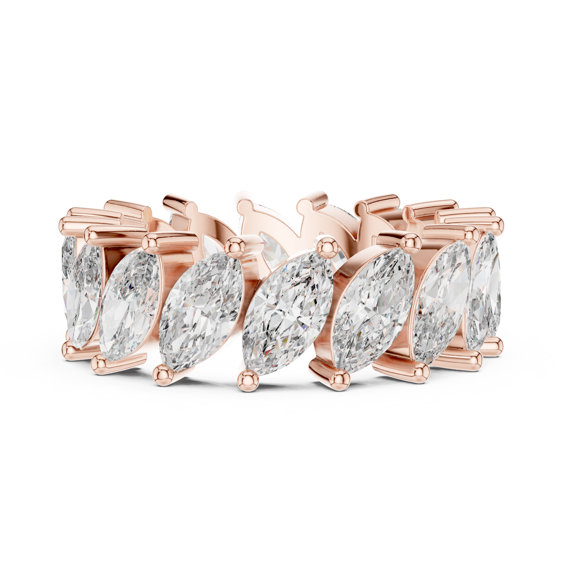 Mixed Shape Lab Grown Diamond Eternity Ring