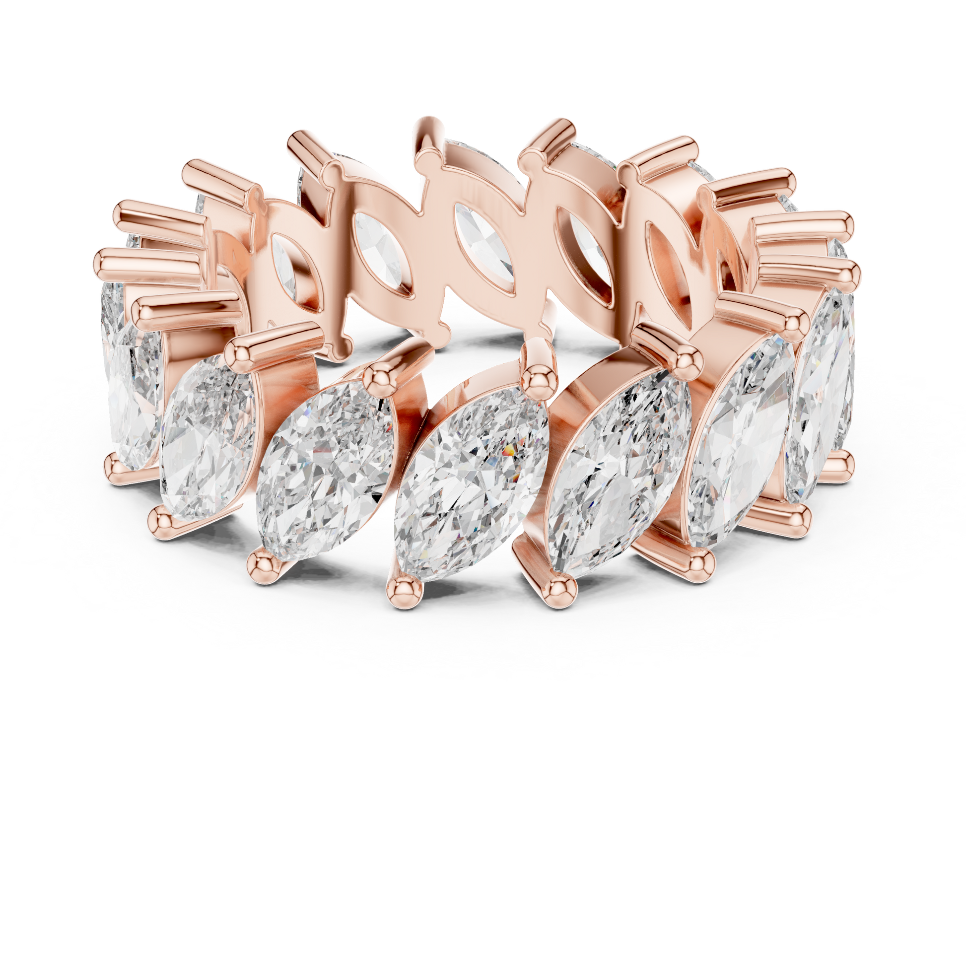Mixed Shape Lab Grown Diamond Eternity Ring