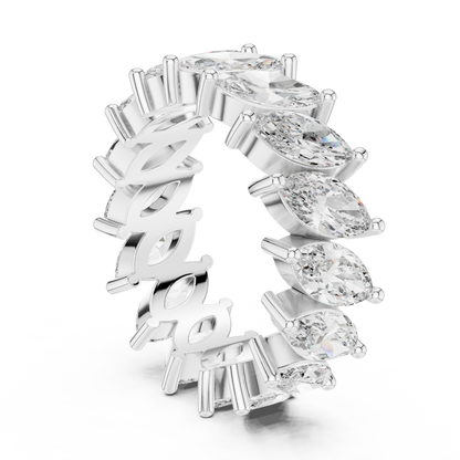 Mixed Shape Lab Grown Diamond Eternity Ring