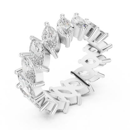 Mixed Shape Lab Grown Diamond Eternity Ring