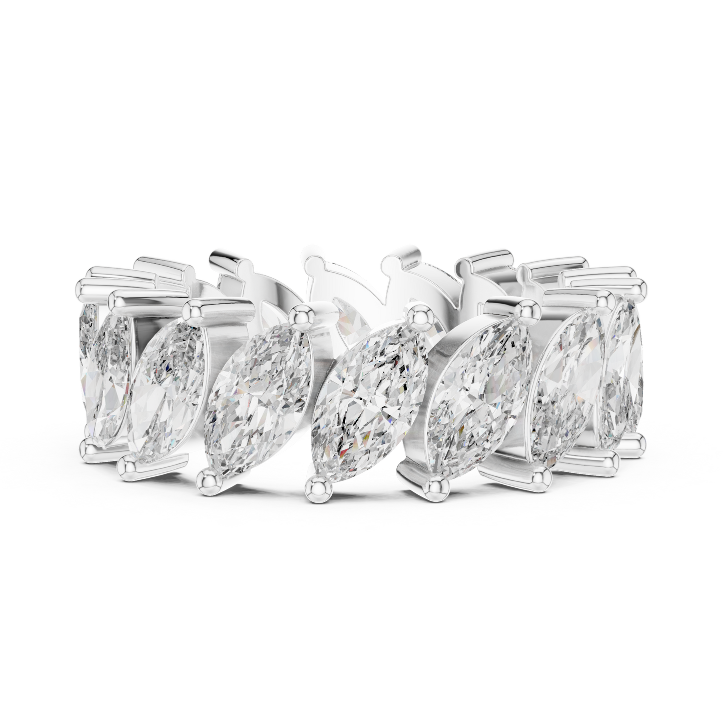 Mixed Shape Lab Grown Diamond Eternity Ring