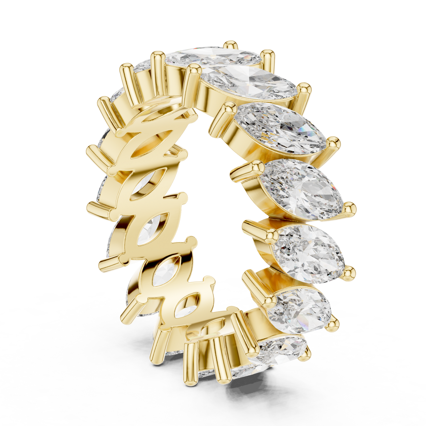 Mixed Shape Lab Grown Diamond Eternity Ring