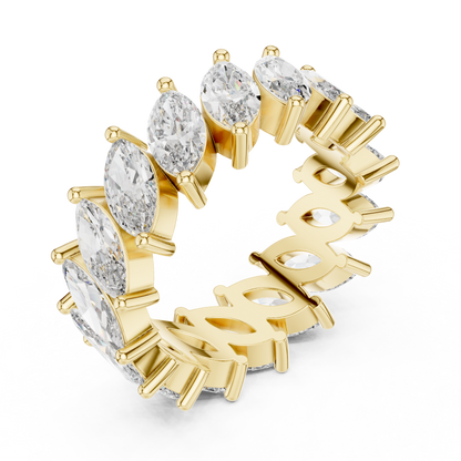 Mixed Shape Lab Grown Diamond Eternity Ring