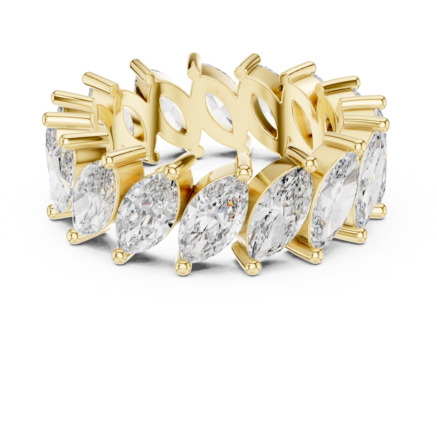 Mixed Shape Lab Grown Diamond Eternity Ring