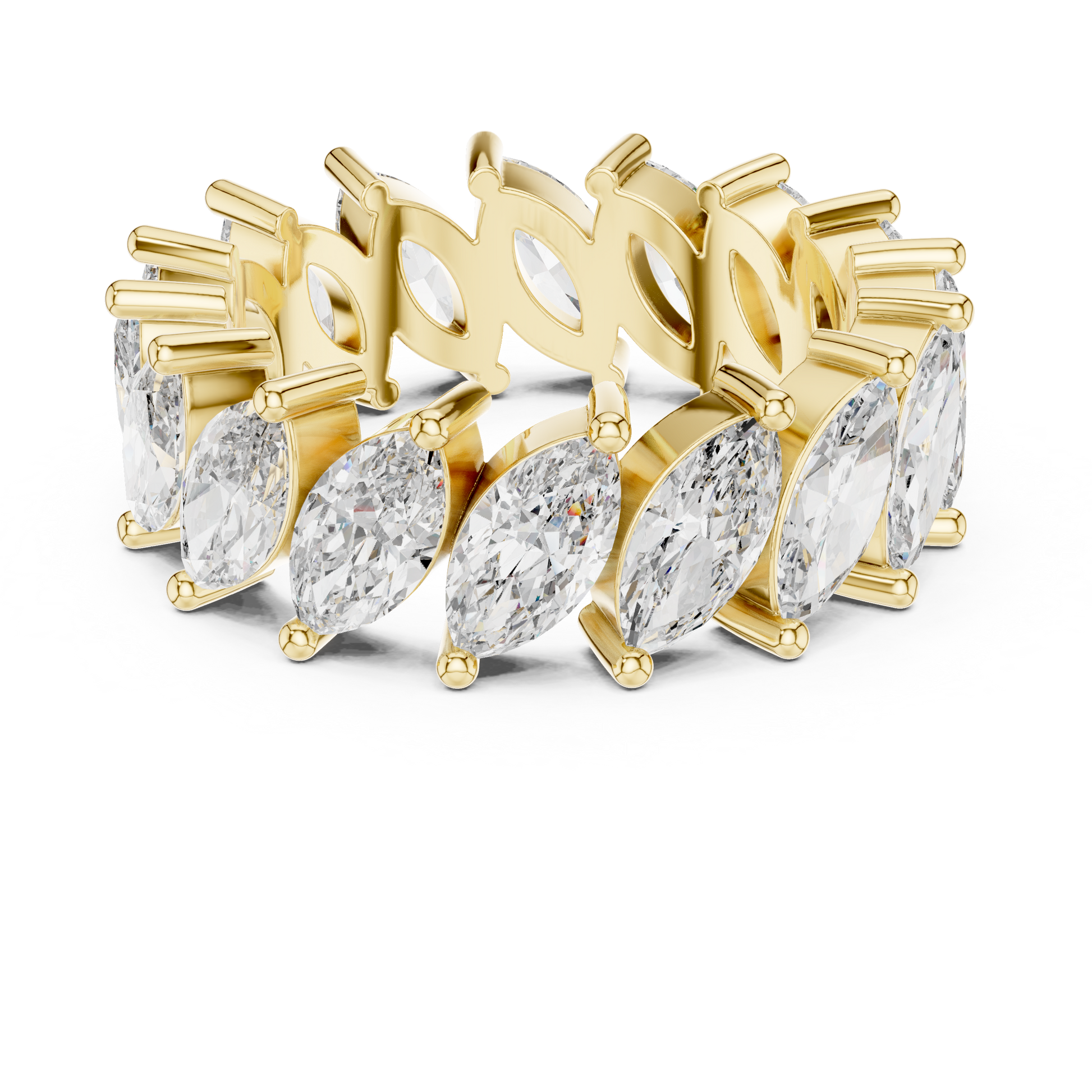 Mixed Shape Lab Grown Diamond Eternity Ring