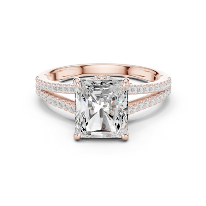 Mixed Shape Lab Grown Diamond Halo Ring