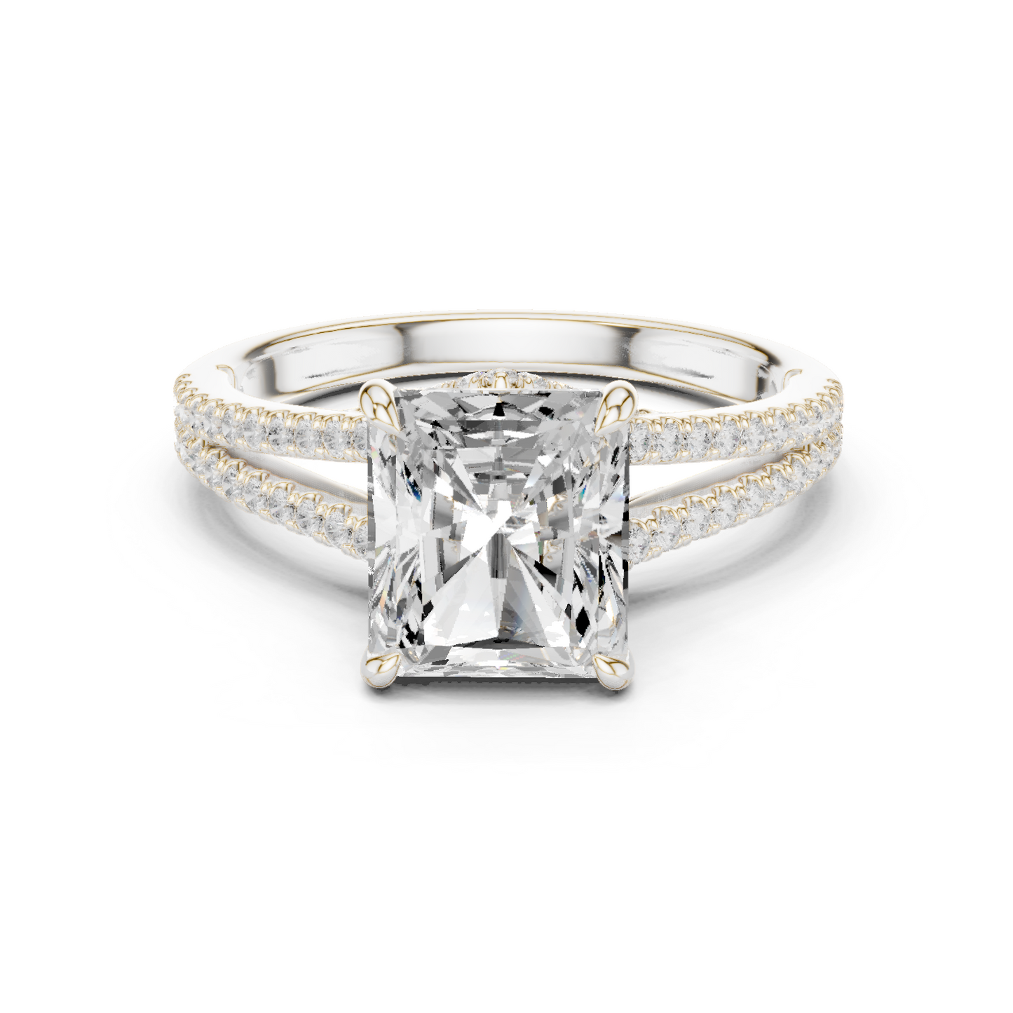 Mixed Shape Lab Grown Diamond Halo Ring