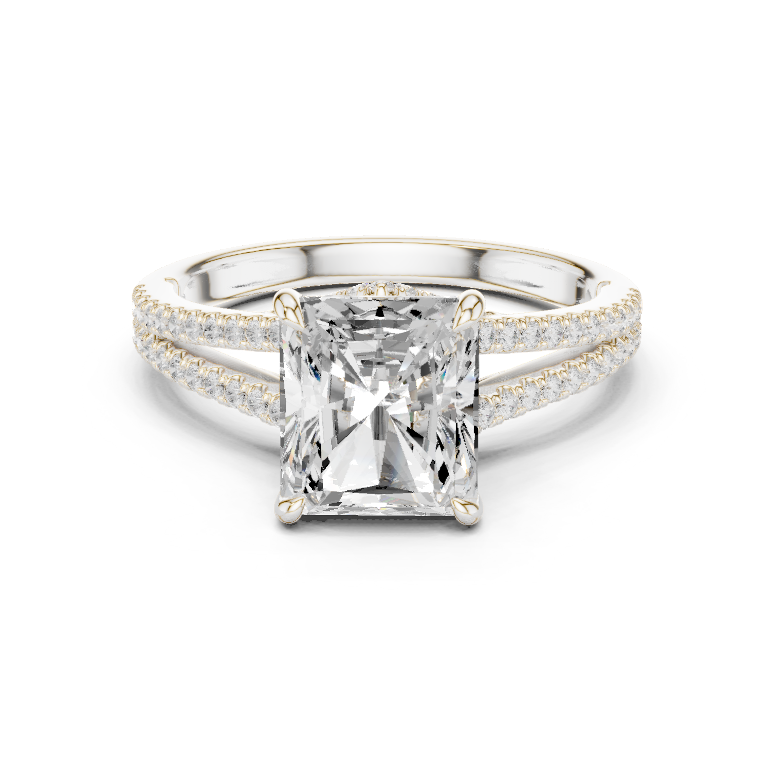 Mixed Shape Lab Grown Diamond Halo Ring