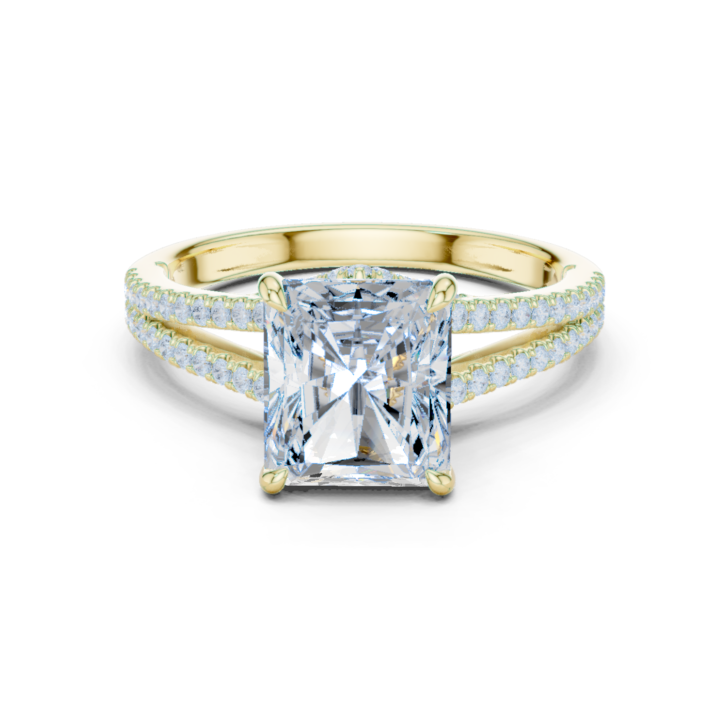 Mixed Shape Lab Grown Diamond Halo Ring