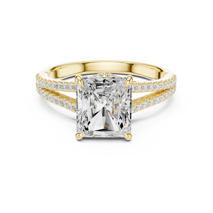 Mixed Shape Lab Grown Diamond Halo Ring