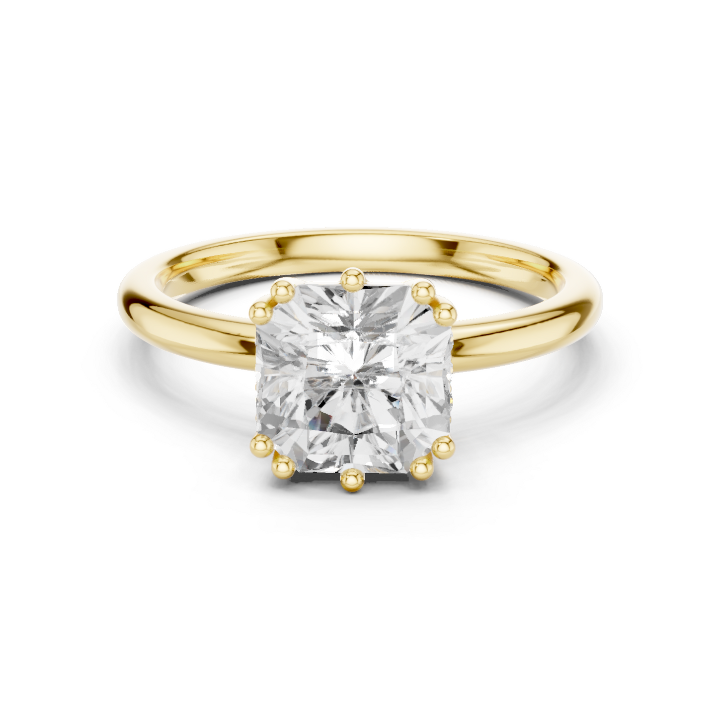 Round Halo Lab Grown Diamond Ring