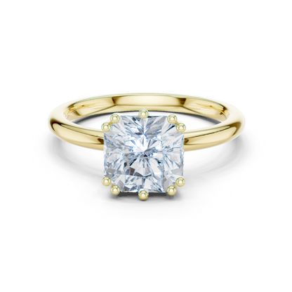 Round Halo Lab Grown Diamond Ring