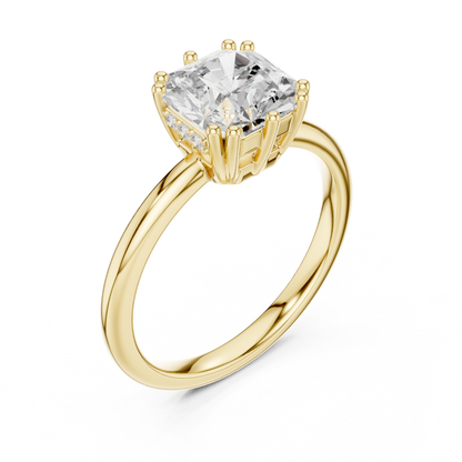 Round Halo Lab Grown Diamond Ring