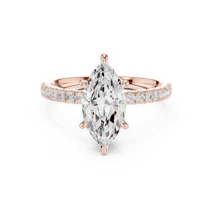 Mixed Shape Lab Grown Diamond Side Stone Ring