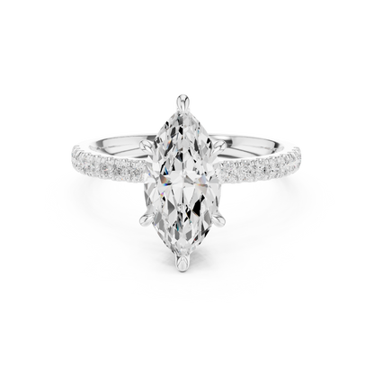 Mixed Shape Lab Grown Diamond Side Stone Ring