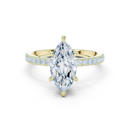 Mixed Shape Lab Grown Diamond Side Stone Ring