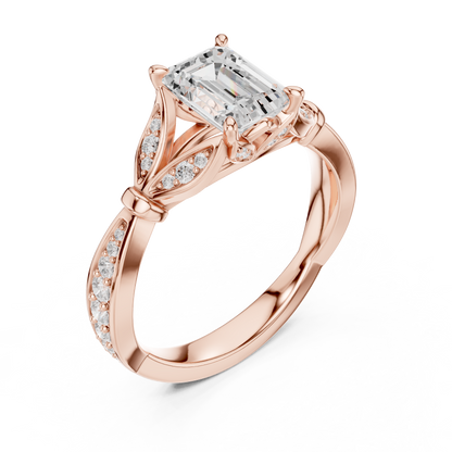Mixed Shape Lab Grown Diamond Halo Ring