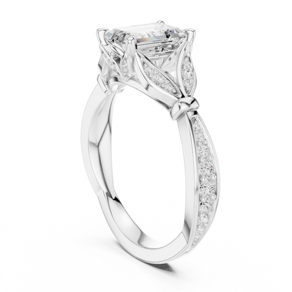 Mixed Shape Lab Grown Diamond Halo Ring