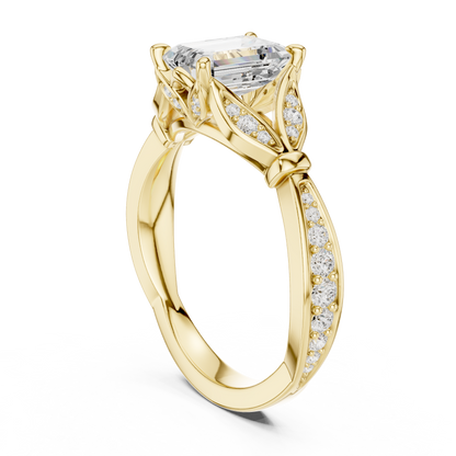 Mixed Shape Lab Grown Diamond Halo Ring