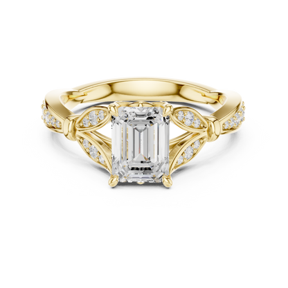 Mixed Shape Lab Grown Diamond Halo Ring