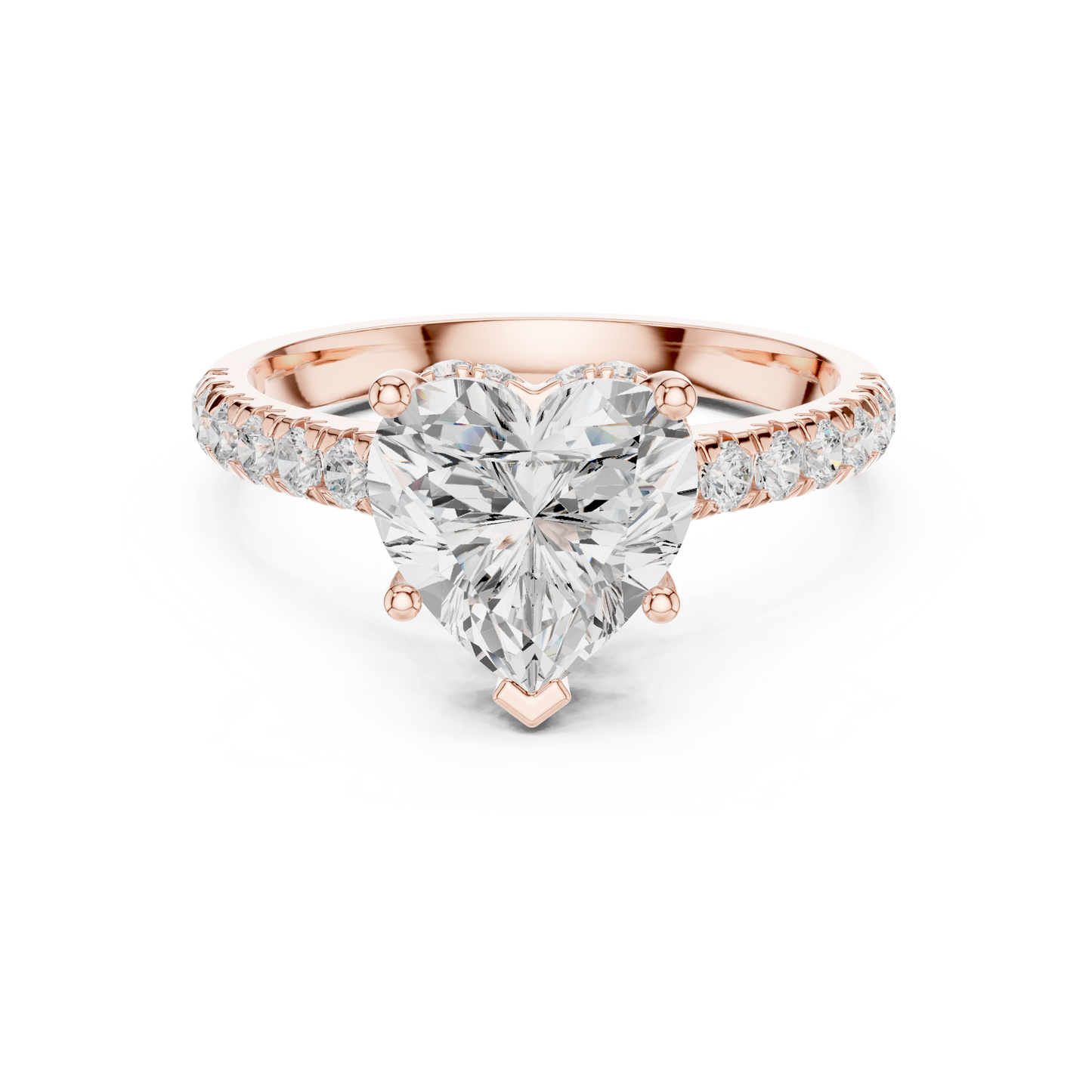 Round Halo Lab Grown Diamond Ring