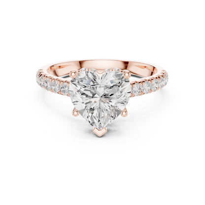 Round Halo Lab Grown Diamond Ring