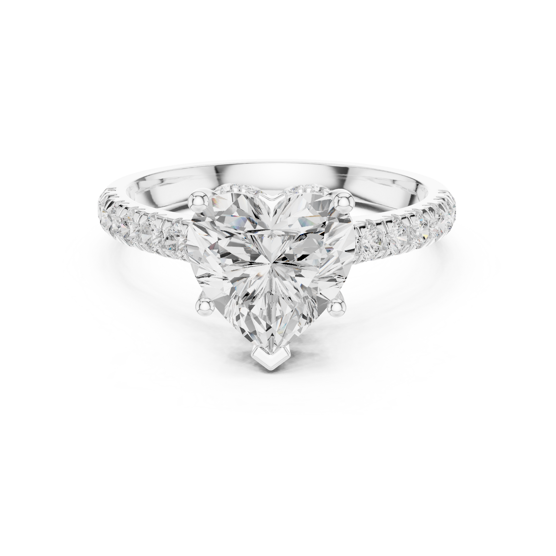 Round Halo Lab Grown Diamond Ring