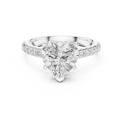 Round Halo Lab Grown Diamond Ring