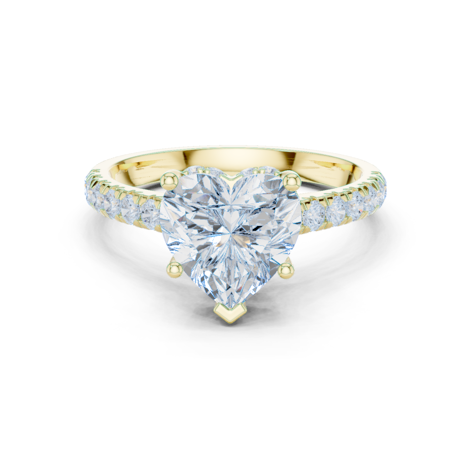 Round Halo Lab Grown Diamond Ring