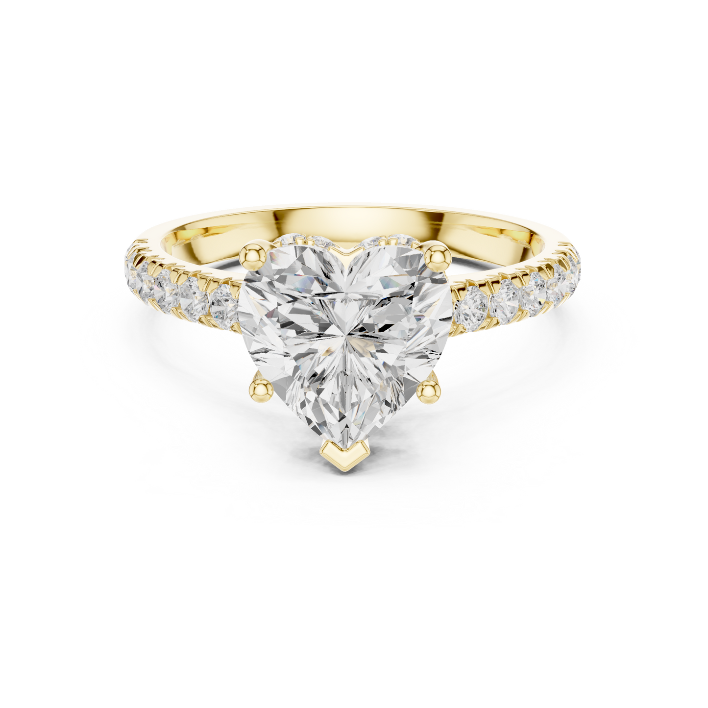 Round Halo Lab Grown Diamond Ring