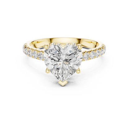 Round Halo Lab Grown Diamond Ring