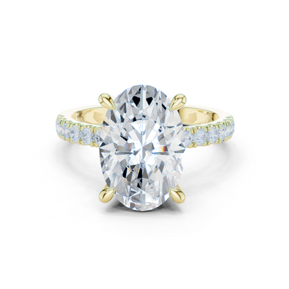 Round Halo Lab Grown Diamond Ring