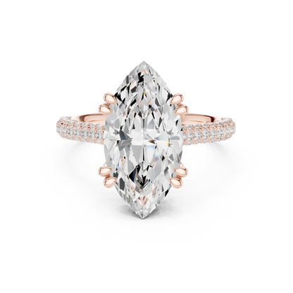 Mixed Shape Lab Grown Diamond Halo Ring