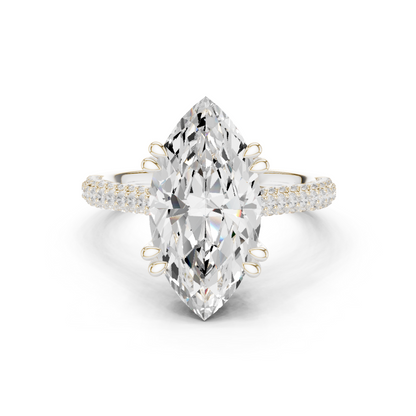 Mixed Shape Lab Grown Diamond Halo Ring