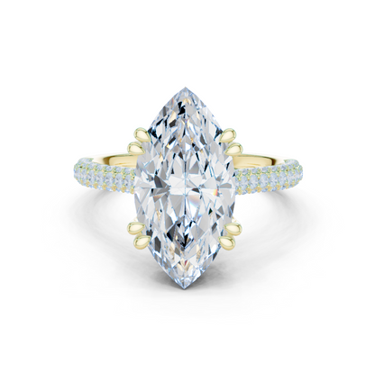 Mixed Shape Lab Grown Diamond Halo Ring