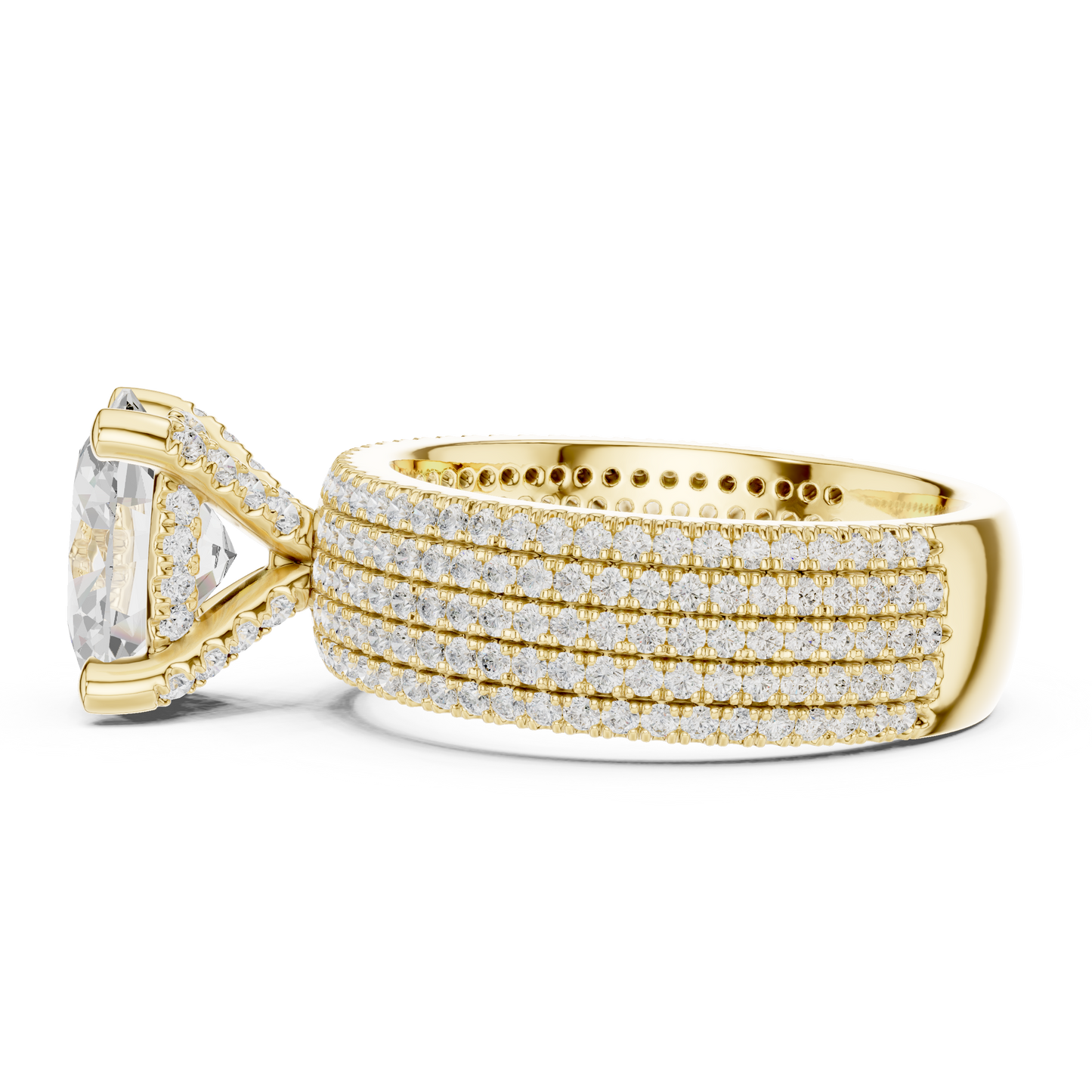 Round Halo Lab Grown Diamond Ring