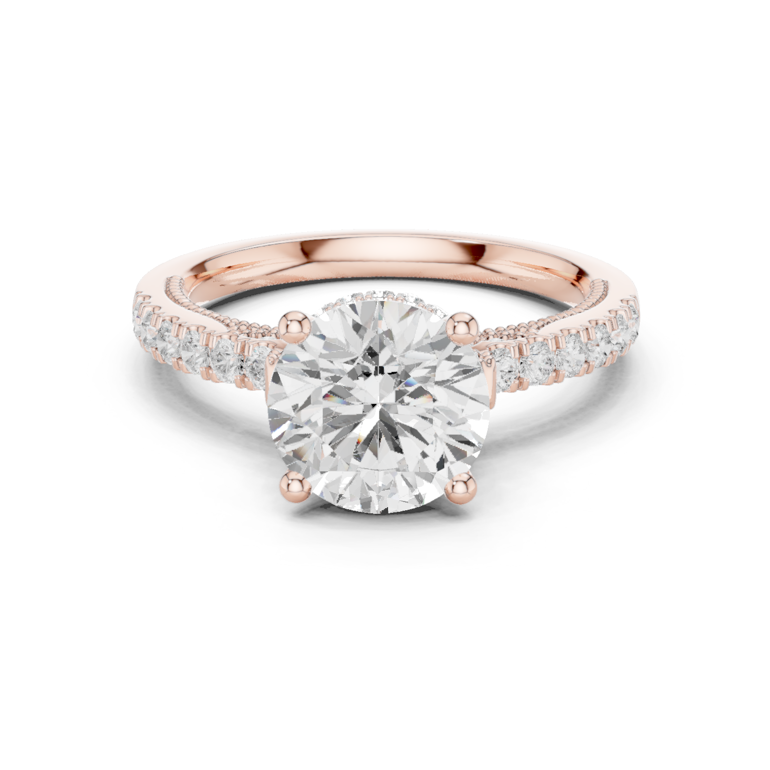 Mixed Shape Lab Grown Diamond Halo Ring