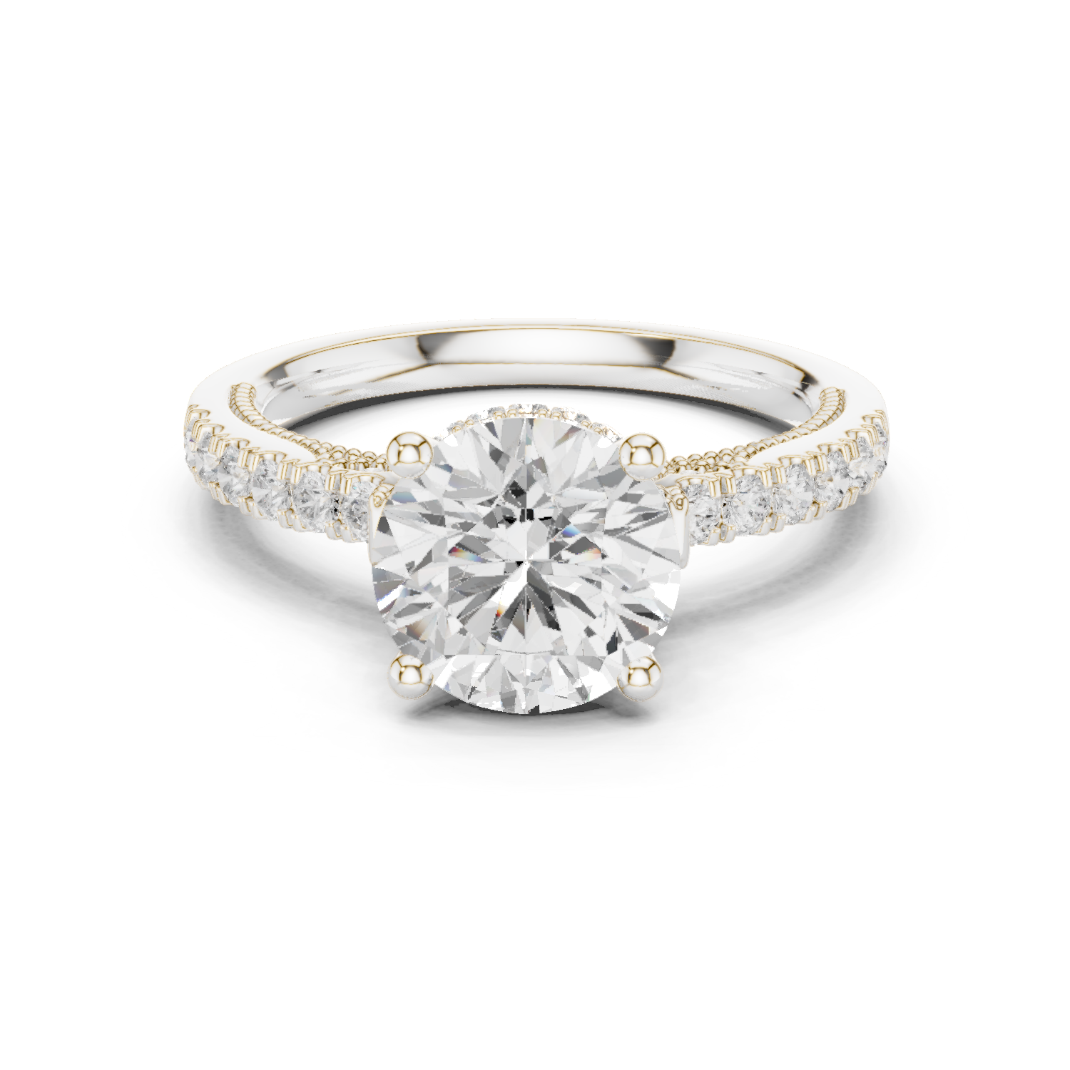 Mixed Shape Lab Grown Diamond Halo Ring