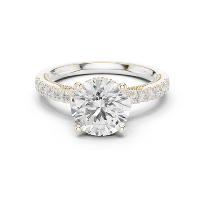 Mixed Shape Lab Grown Diamond Halo Ring