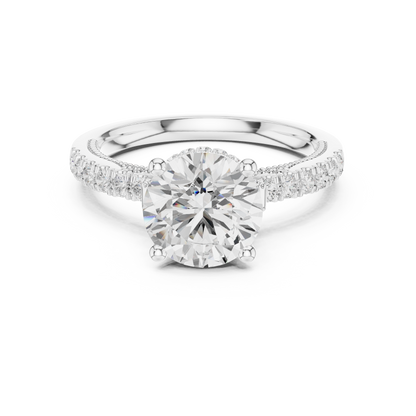 Mixed Shape Lab Grown Diamond Halo Ring