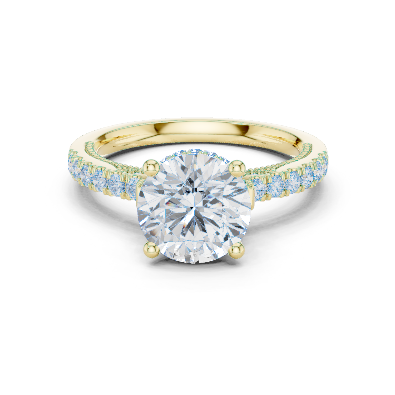 Mixed Shape Lab Grown Diamond Halo Ring