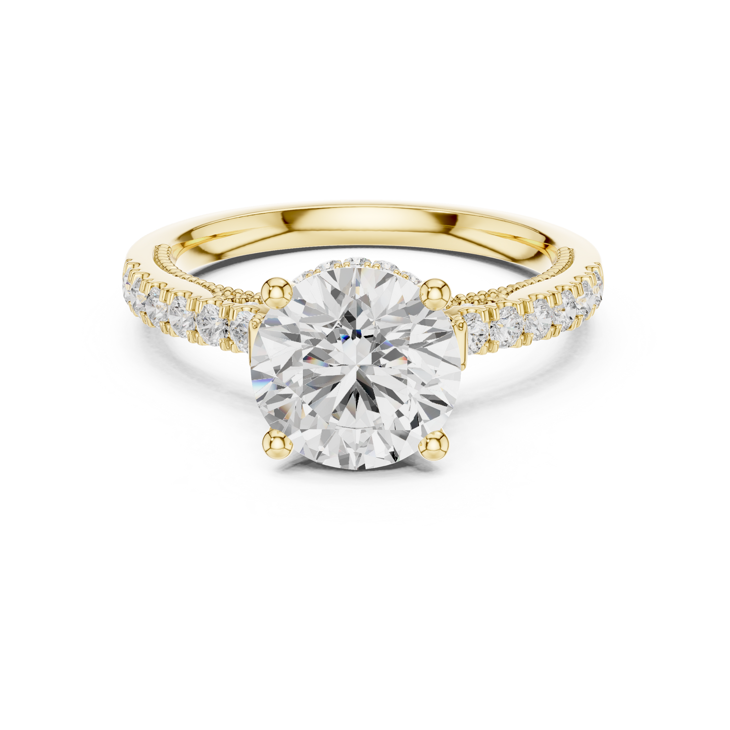 Mixed Shape Lab Grown Diamond Halo Ring