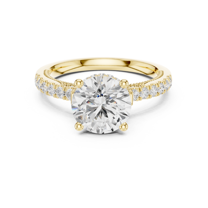 Mixed Shape Lab Grown Diamond Halo Ring