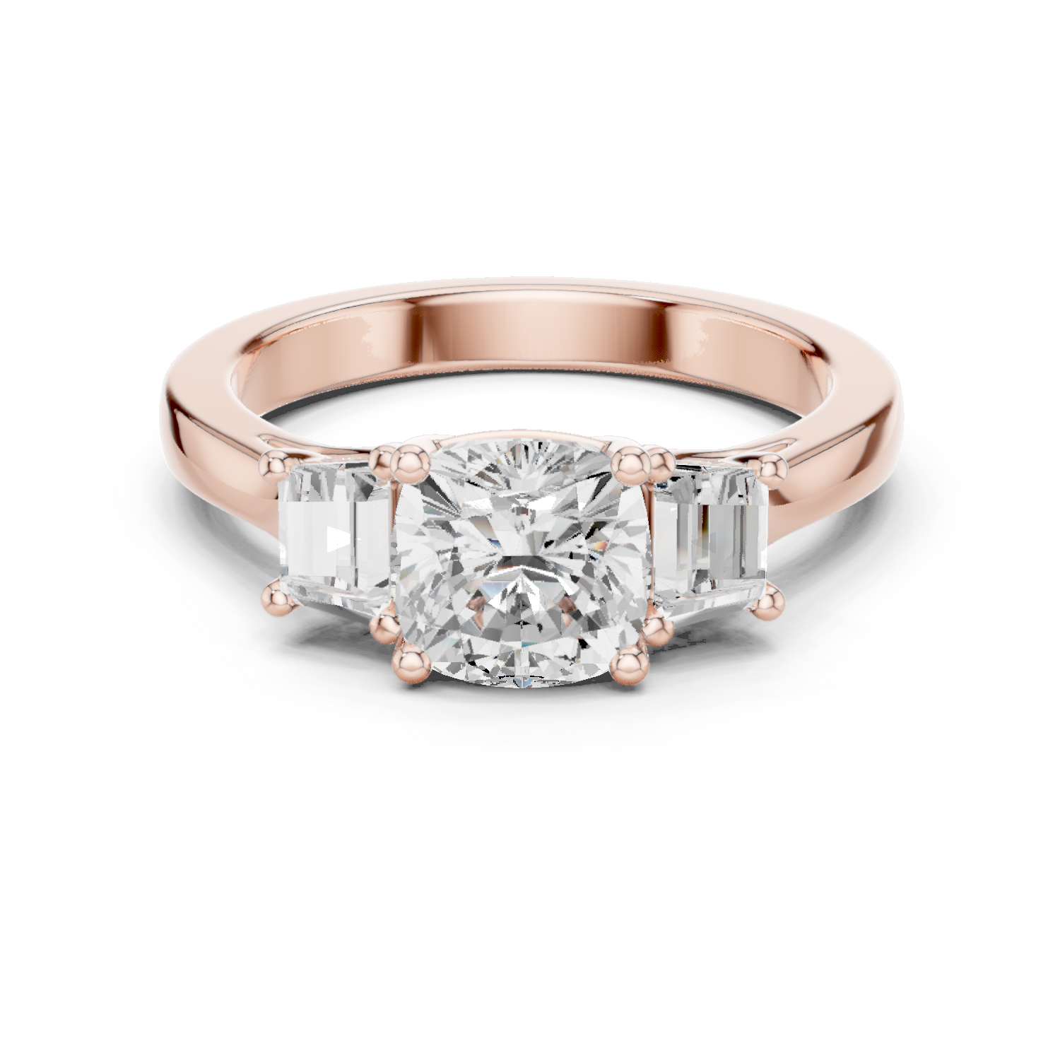 Mixed Shape Lab Grown Diamond Halo Ring